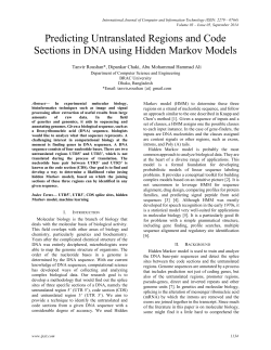 Predicting Untranslated Regions and Code Sections in DNA using