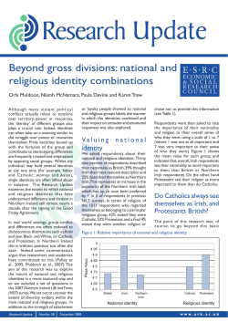 Beyond gross divisions: national and religious identity