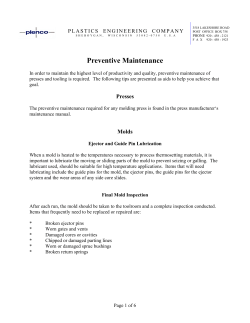 Preventive Maintenance