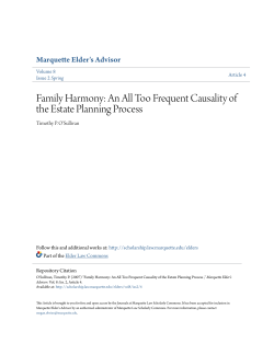 Family Harmony - Marquette Law Scholarly Commons