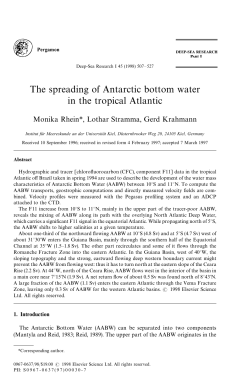 The spreading of Antarctic bottom water in the tropical Atlantic