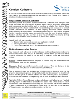 Condom Catheters - Spinal Cord Essentials