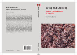 Being and Learning