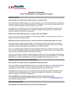 Health Insurance Coverage Information