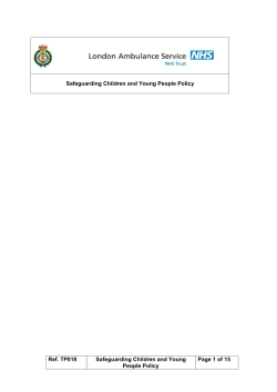 Safeguarding children procedure