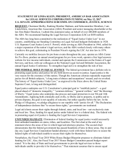 Senate - American Bar Association