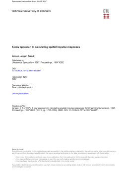A new approach to calculating spatial impulse responses