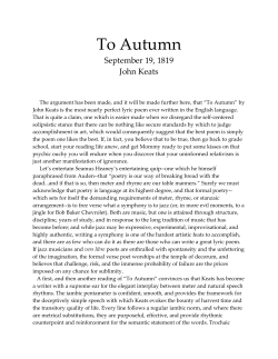 To Autumn - Haunted Palace