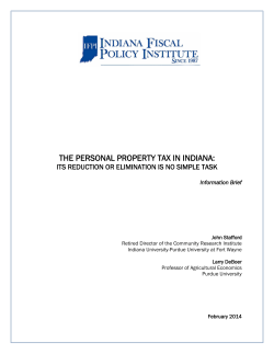 the personal property tax in indiana