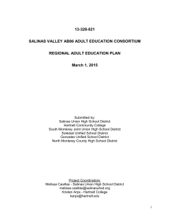 13-328-021 SALINAS VALLEY AB86 ADULT EDUCATION