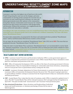 Companion Document - Gulf Restoration Network