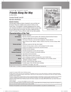 Friends Along the Way - Houghton Mifflin Harcourt