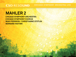 mahler 2 - Chicago Symphony Orchestra