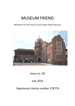 museum friend - Lyme Regis Museum