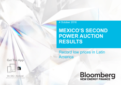 mexico`s second power auction