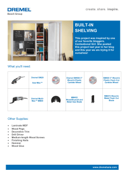 built-in shelving