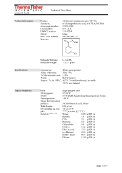 M-CPBA Technical Data Sheet