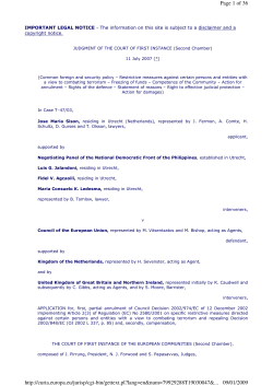 Page 1 of 36 09/01/2009 http://curia.europa.eu/jurisp/cgi