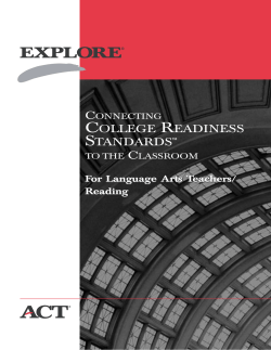 Explore Reading - Warren County Schools