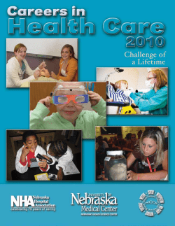 Click Here to view Careers in Health PDF