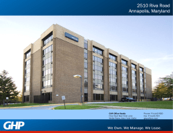 2510 Riva Road Annapolis, Maryland - Houlihan