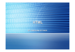 HTML presention - Computer and technology magazine