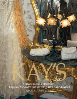 Marco`s fashion epicenter &ndash; Kay`s on the Beach still thriving after