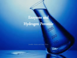 Enzymes and Hydrogen Peroxide