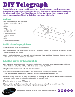 DIY Telegraph