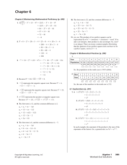 Chapter 6 - Demarest School District
