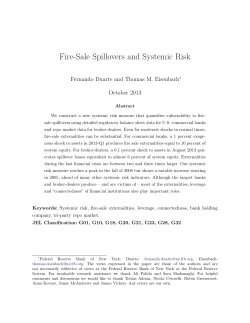 Fire-Sale Spillovers and Systemic Risk