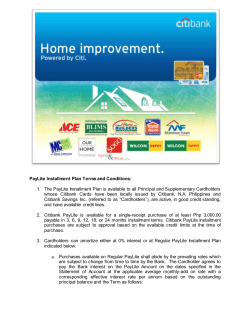 PayLite Installment Plan Terms and Conditions