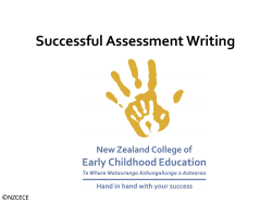 Successful Assessment Writing