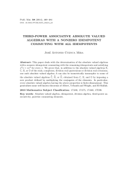 THIRD-POWER ASSOCIATIVE ABSOLUTE VALUED ALGEBRAS