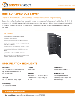 Intel SDP-2P8D-003 Server