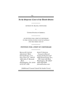 In the Supreme Court of the United States