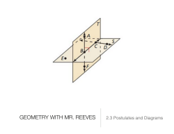 2.3 Postulates and Diagrams
