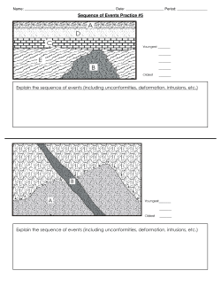 Sequence of Events Practice #5
