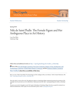 The Female Figure and Her Ambiguous Place in Art History