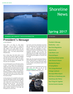 Shoreline News - Steenburg Lake Community Association