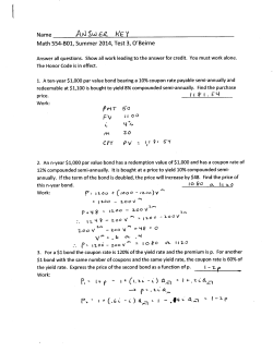 Test 3 Solutions