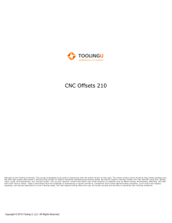 CNC Offsets 210