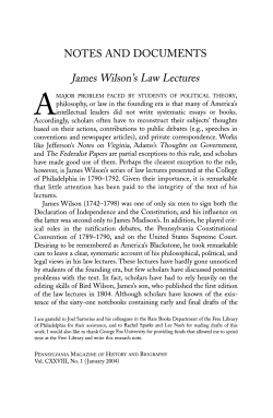 notes and documents - Open Journal Systems