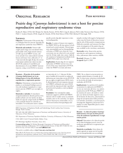 Prairie dog (Cynomys ludovicianus) is not a host for porcine