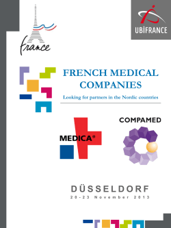 FRENCH MEDICAL COMPANIES
