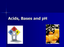 Acids and Bases