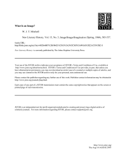 mitchell, w.j.t. &ldquo;what is an image?&rdquo;