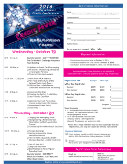 2016 Registration Information