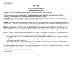 EQIP Cover Crops - Practice Code 340