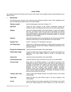 lease terms - Dubai Design District